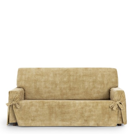 Husă universală canapea 2 locuri din catifea, Turin, C5 galben
