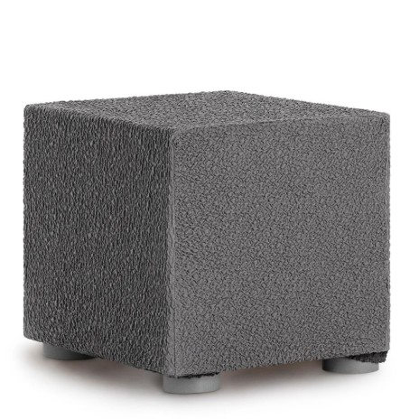 Husa bielastică pentru puf 40x40 cm, Premium ROC, C/16 Gri Antracit – protecție optimă și design modern