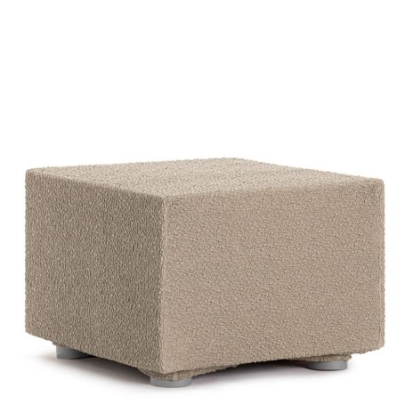 Husa bielastică pentru puf 60x60 cm, Premium ROC, C/011 Bej Închis – protecție completă și fixare impecabila
