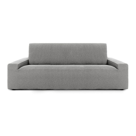 Husa bielastică canapea 3 locuri, Premium ROC, C/6 Gri – extensibilă până la 260 cm, fixare perfectă și design modern