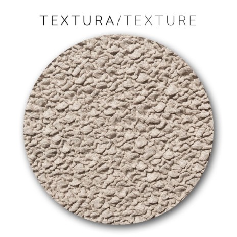 Husă bielastică modulară Premium ROC, Bej Deschis, mărimea XL, din țesătură elastică Jacquard, protejând canapeaua