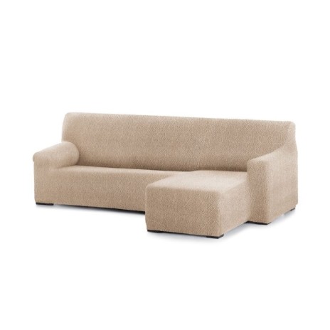 Husa colțar dreapta, bielastică 250–360 cm, Premium ROC, C/01 Bej – fixare perfectă și aspect modern