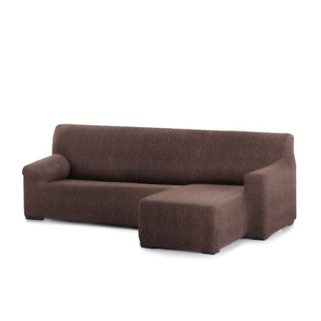 Husa colțar dreapta, bielastică 250–360 cm, Premium ROC, C/7 maro– fixare perfectă și aspect modern