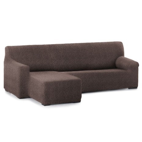 Husa colțar stanga, bielastică 250–360 cm, Premium ROC, C/7 Maro – fixare perfectă și aspect modern
