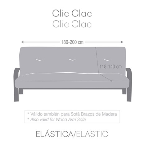 Husa elastica canapea 3 locuri fara brate, Ahilles, C/0 Bej
