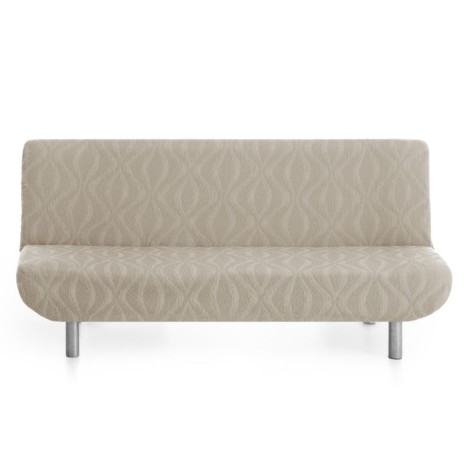 Husa elastica canapea 3 locuri fara brate, 180-200cm, Iria, C/0 Bej