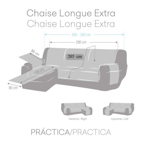 Husa impermeabila coltar dreapta Extra 290cm, Oslo Protect, C/1 Bej