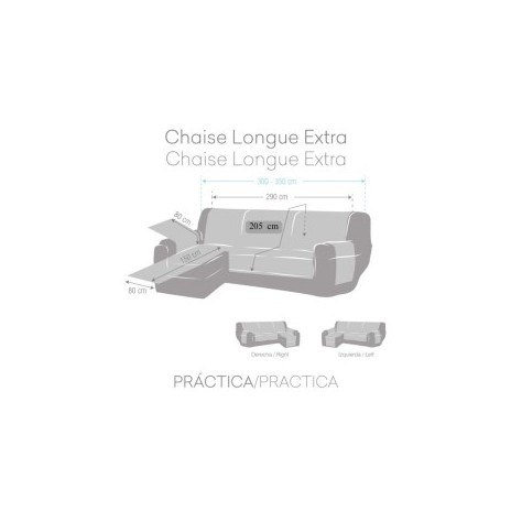 husa impermeabila coltar dreapta Oslo Protect 290 cm maro inchis C6