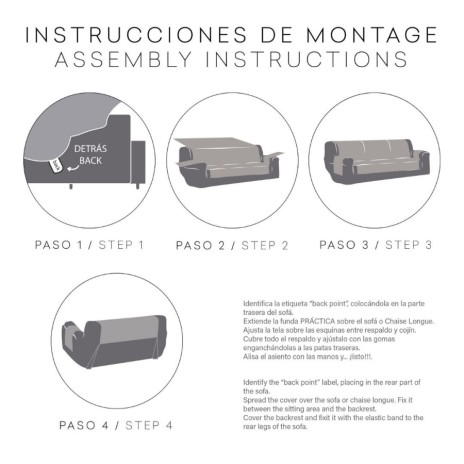 Husa impermeabila fotoliu Oslo Protect C/03 Albastru, matlasata si reversibila, cu protectie impotriva lichidelor