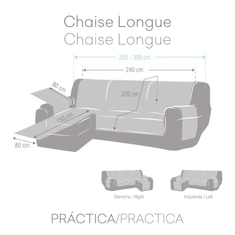 Husa jacquard coltar dreapta practica, MID, C7 Maro Inchis