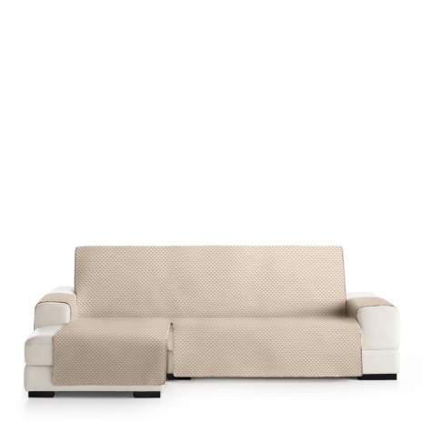Husă matlasată bej impermeabilă pentru colțar cu latura stângă Oslo, lungime 200cm, într-un decor modern cu accente neutre