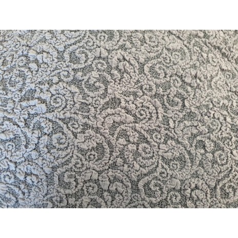 Husa multielastica jacquard canapea 2 locuri, Bej Prafuit