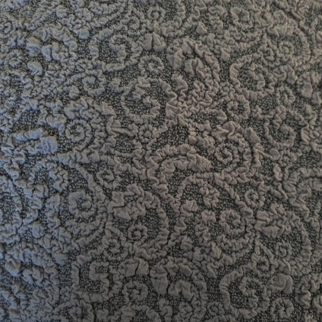 Husa multielastica jacquard canapea 2 locuri, Gri Antracit