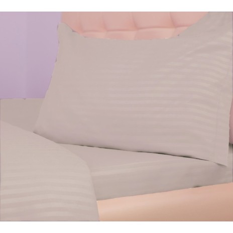 et lenjerie de pat elastic bej policoton pentru saltea 100x200cm Pucioasa