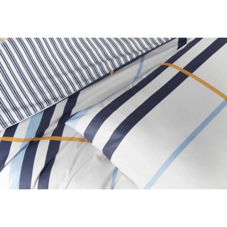 Lenjerie de pat bumbac 100% ranforce, Altinbasak Stripe