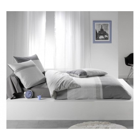 Lenjerie de pat bumbac 100% Ranforce Spencer v1 gri
