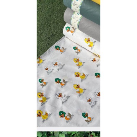 Lenjerie de pat bumbac cearceaf cu elastic ptr saltea 50x110cm x 8H - rate
