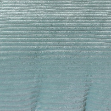 Lenjerie de pat cocolino Line verde menta pentru pat dublu, material moale de inalta densitate, ideal pentru sezonul rece.