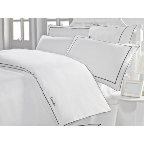 Lenjerie de pat de lux cu broderie, Cotton Box, Mahur-produs resigilat