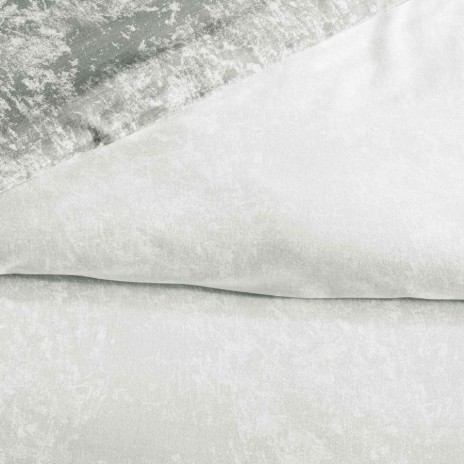 Lenjerie de pat dublu bumbac 100% ranforce TAC Shimmer gri 2 fete