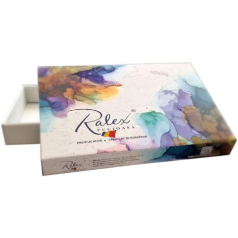 Lenjerie pat percale bumbac 100% cu flori de cală în nuanțe pastel pe fundal crem