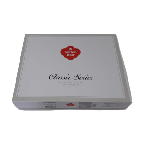 Lenjerie de pat premium satin de lux Cotton Box Elegant Beige cu dungi discrete bej