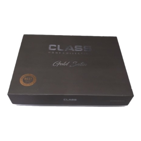 Lenjerie de pat Aida cu imprimeu floral galben pe fundal gri, din bumbac satinat 100%, set de 6 piese