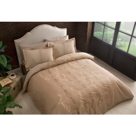 Lenjerie de pat super king satin de lux, 275X290CM, TAC,Mauna Tas - cutie deteriorata, produs intact