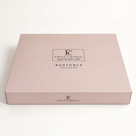 Lenjerie de pat First Choice Gracie Ash 6 piese bumbac 100% ranforce imprimeu floral roz lila pe fundal gri