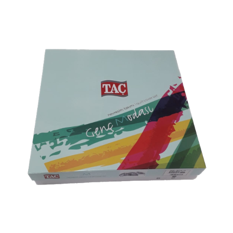 Lenjerie de pat cu elastic pentru saltea de 160x200cm din bumbac 100% ranforce, model Tac Enzo, set de 4 piese.