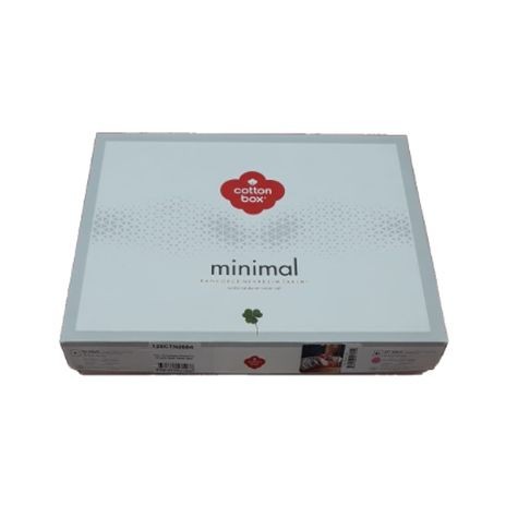 Lenjerie de pat dublu din bumbac 100% ranforce, model Cotton Box Sole Mint, cu motive geometrice în nuanțe de verde mentă și alb.