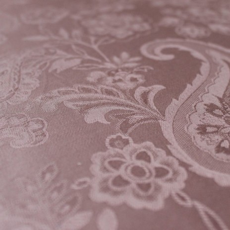 Lenjerie de pat TAC Jakar Brinley Lila, bumbac 100% satinat, design jacquard, nuanțe lila, set 6 piese.