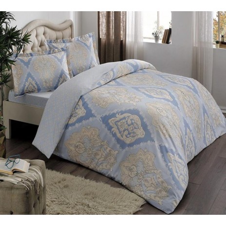 Lenjerie XXXL dublu bumbac 100% satin, 275x290cm TAC, Vales King