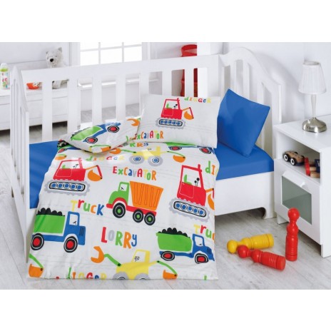 Lenjerii patut bebelusi bbc 100%, Cotton Box, Big Cars