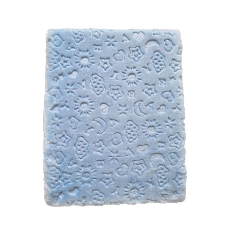 Pătură pentru bebeluși din microfibră, cu modele de stele, nori și luni, moale și confortabilă.