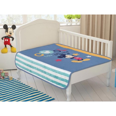 Patura bebelusi Tac 100x120cm, Mickey Mouse Cool Baby