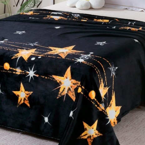 Patura cocolino neagra, patura 200x230 moale, patura moderna, patura decor dormitor