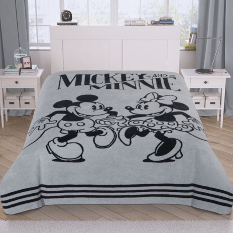 Patura de lux Tac 200x220cm, TAC  Disney Mickey&Minnie Dancing