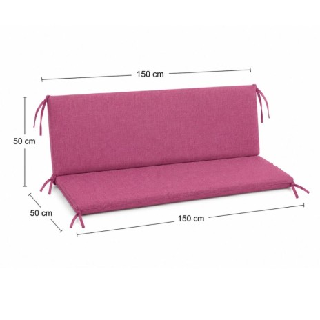 perna balansoar gradina smeuriu 150x50x50 cm  doua segmente husa detasabila Oxford Ralex Pucioasa