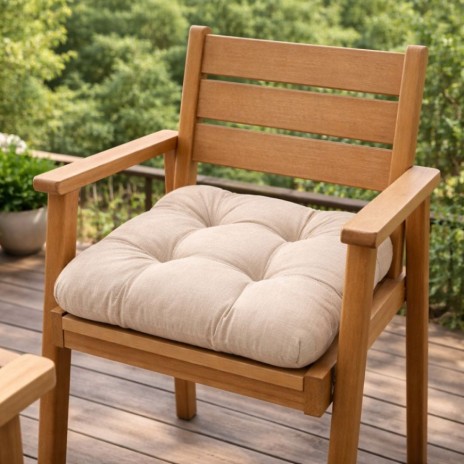 perna scaun sau podea bej 38x38x8 cm pentru terasa si gradina