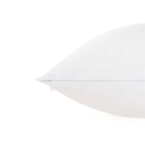 Perna WinPufSarto 50x70 cm alba, microgel si fata detasabila