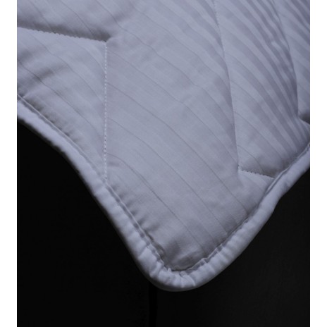 Pilota lână 100% naturală cu față din damasc, gri antracit, dimensiune 160x210 cm, fabricată în România