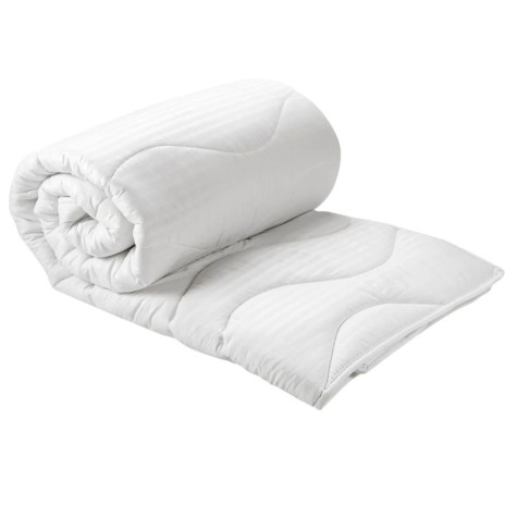 Pilota iarna antialergica pat dublu Deluxe Pucioasa alba 200x220 cm