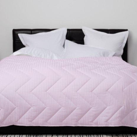 Pilota lila lana 100% naturala Pucioasa 180x210 cm, fata damasc, confort si caldura pentru noptile reci de iarna