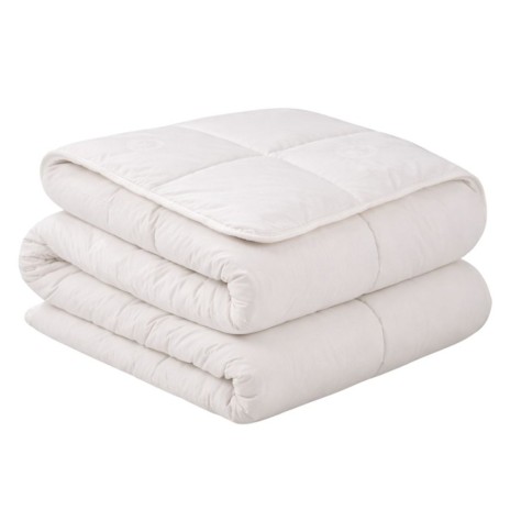 Pilota pat dublu bumbac Cotton Box ecru cu umplutura naturala 195x215 cm