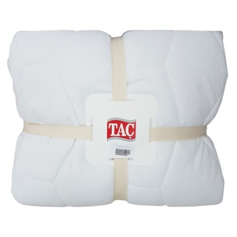 Pilota XXL bumbac 100% TAC, alba, matlasata, confortabila si calduroasa, perfecta pentru iarna