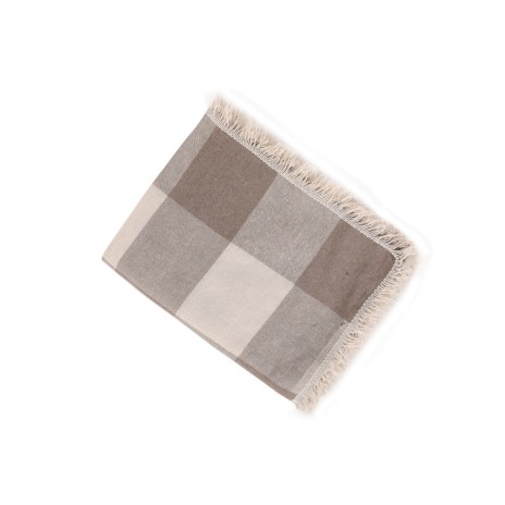 Pled subtire 180 x 230 cm, bumbac 100%, Enlora Home, Dama Brown