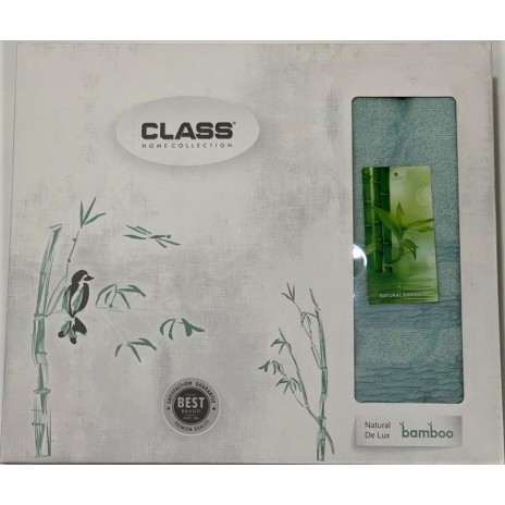 Prosop bambus XXL 160x220cm, Class Home, Verde Menta