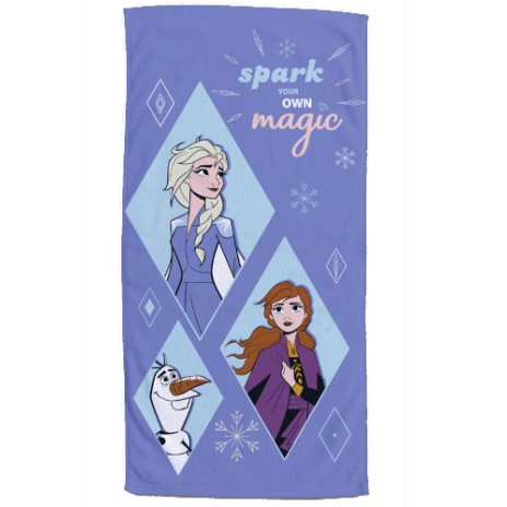 Prosop copii 75x150cm bumbac 100%, Tac, Disney Frozen