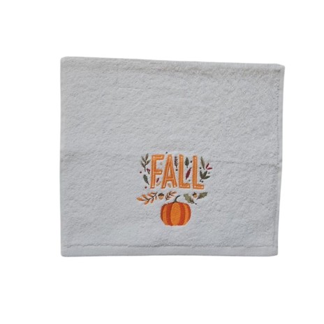 Prosop Halloween cu broderie 30x50cm, bumbac 100%